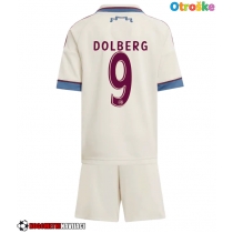 Otroške Nogometnih dresov Ajax Kasper Dolberg #9 Tretji 2025-26 Kratki rokavi (+ hlače)